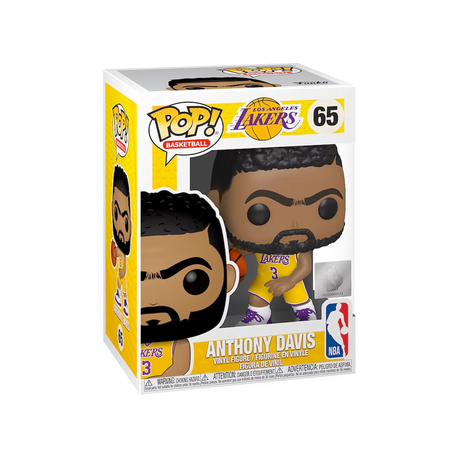 Funko Pop! Basketball NBA Anthony Davis Los Angeles Lakers Figure #65