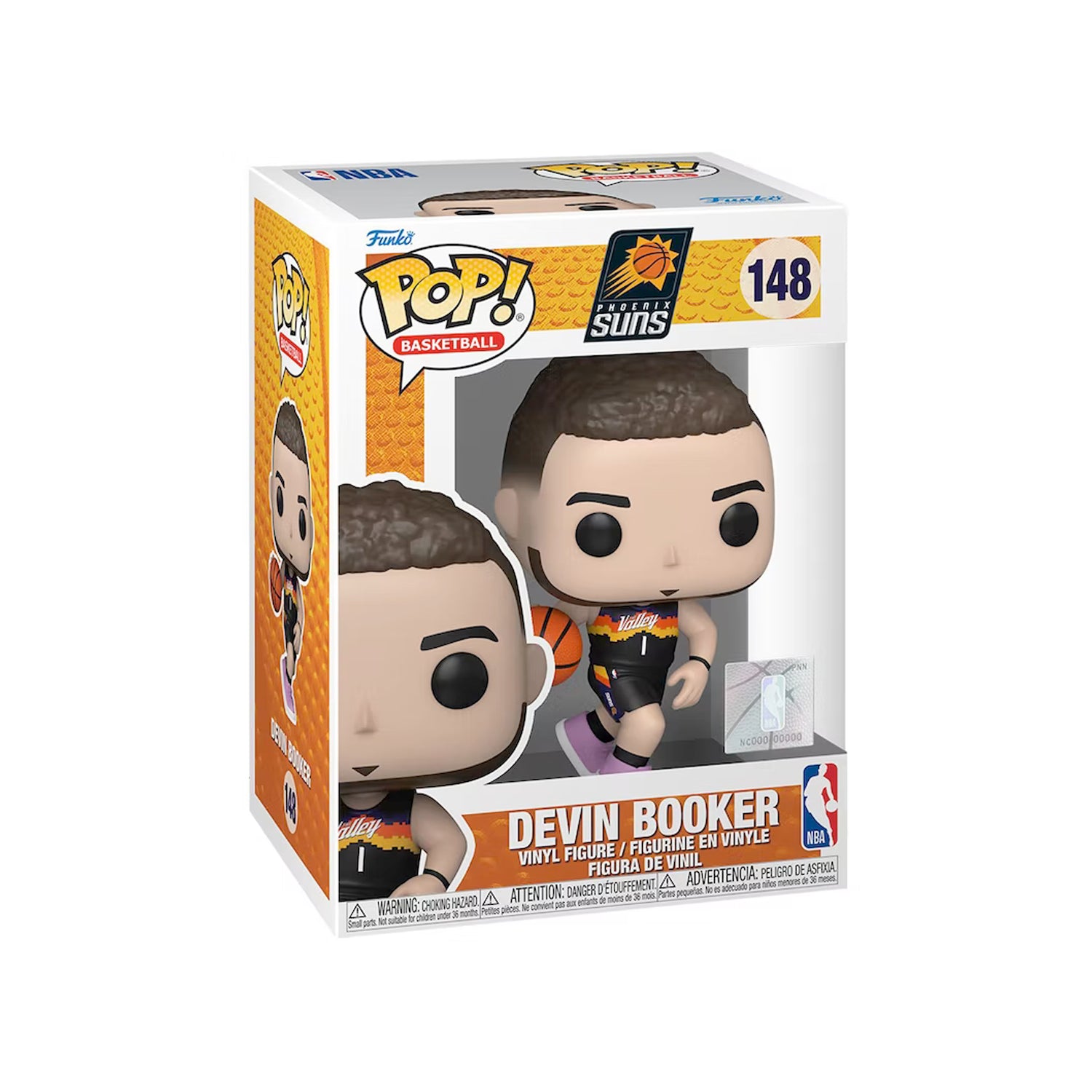 Funko Pop! Basketball NBA Phoenix Suns Devin Booker (2021-22 City Edition Jersey) Figure #148