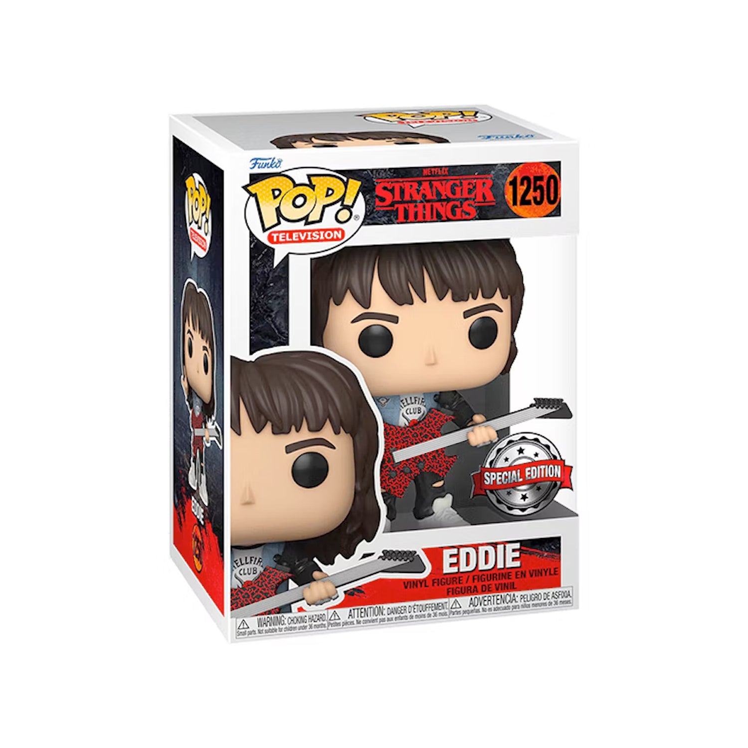 Funko Pop! Television Netflix Stranger Things Eddie Special Edition Figure #1250