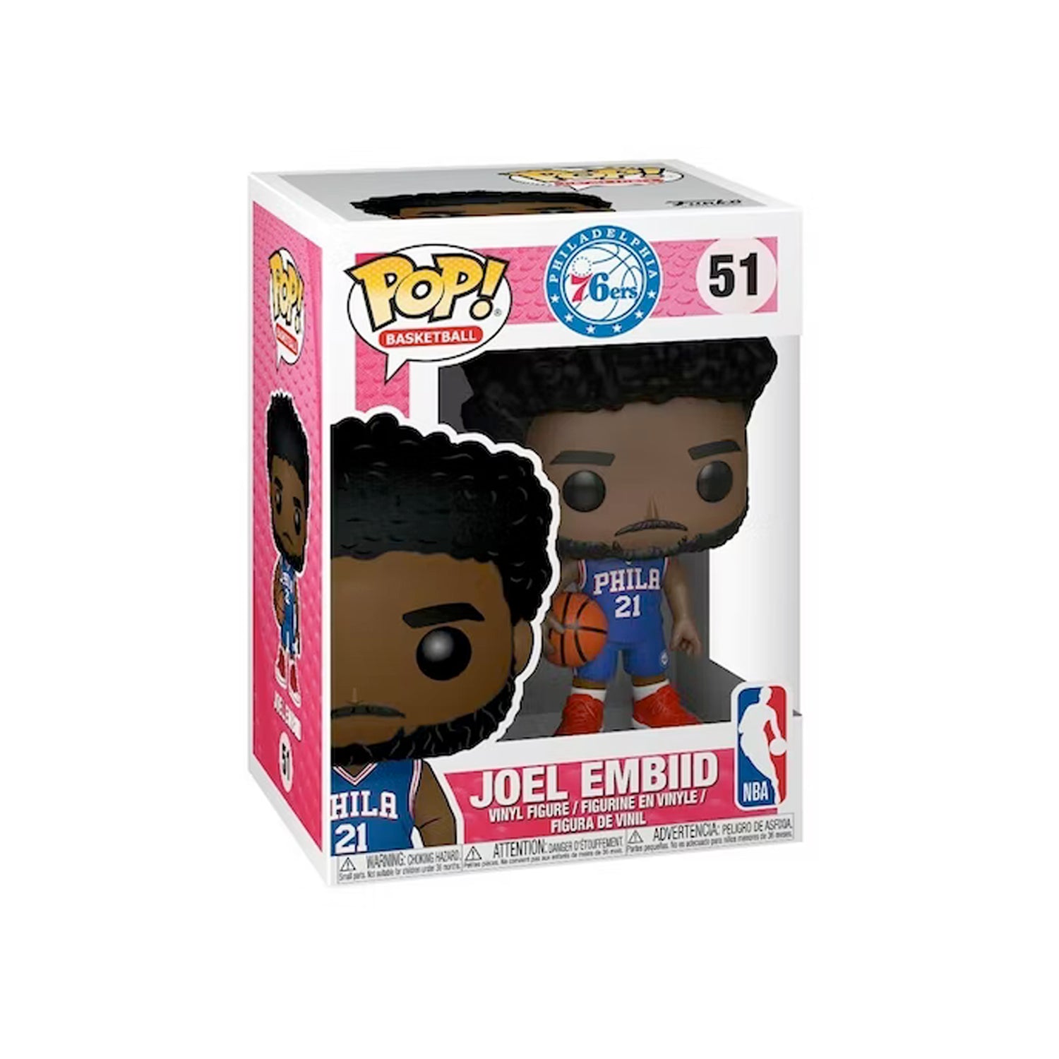 Funko Pop! Basketball NBA Joel Embiid (Blue Jersey) Figure #51