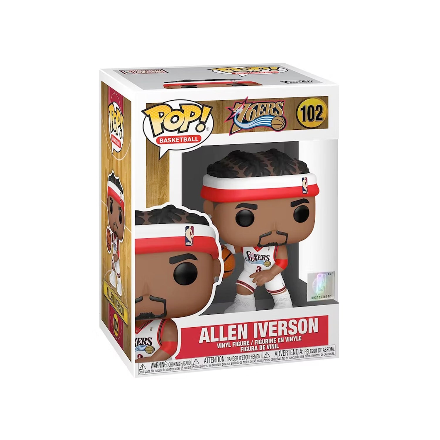 Funko Pop! Basketball 76ers Allen Iverson Figure #102