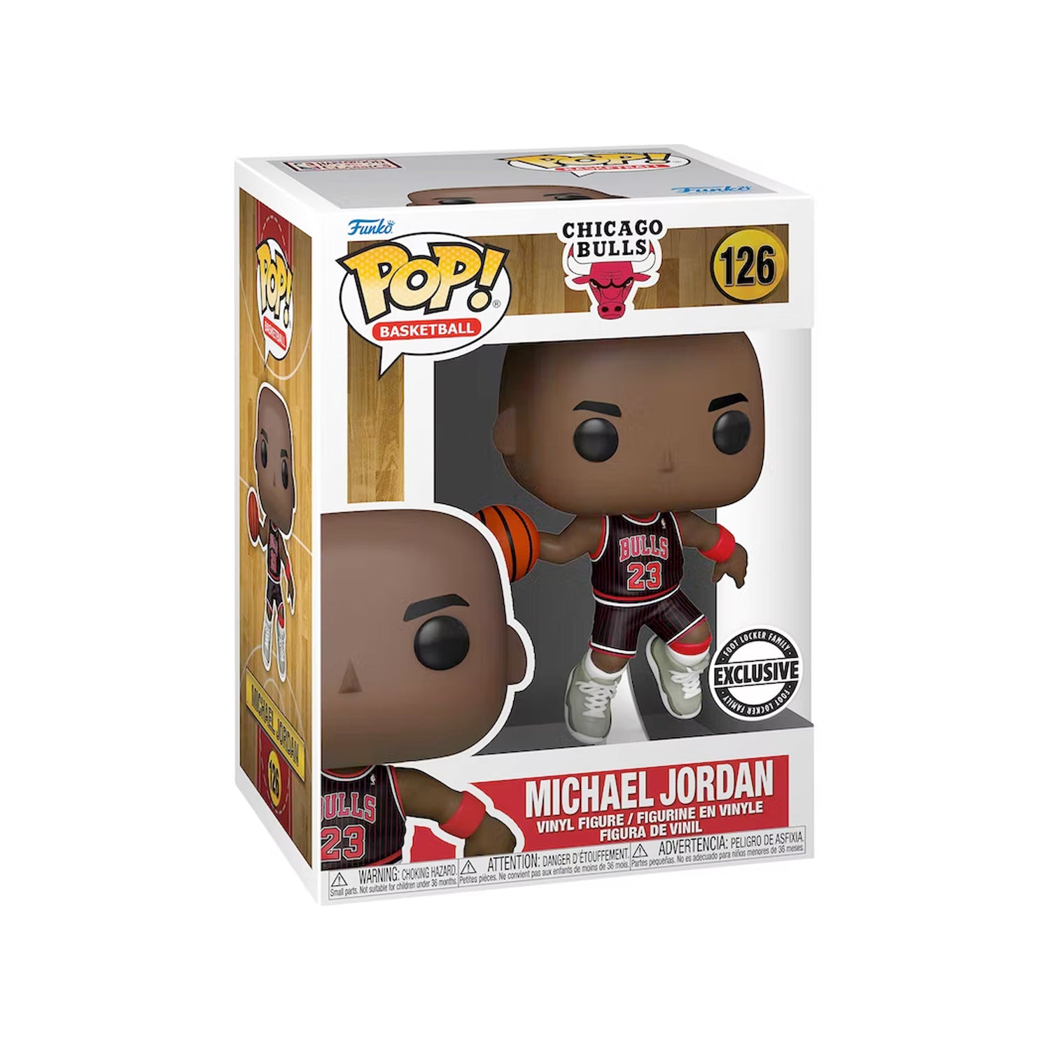 Funko Pop! Basketball Chicago Bulls Michael Jordan Foot Locker Family Exclusive Figure #126
