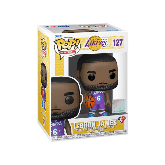 Funko Pop! Basketball NBA Los Angeles Lakers LeBron James (City Edition Jersey) Figure 