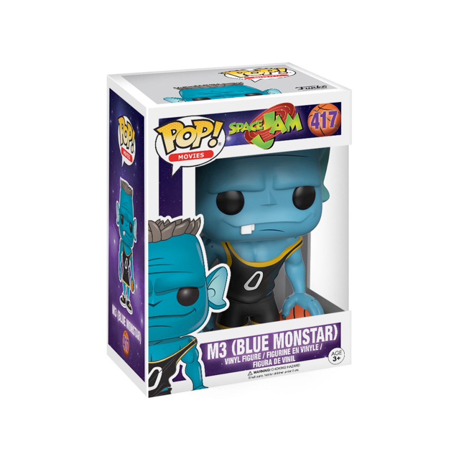 Funko Pop! Movies Space Jam M3 (Blue Monster) Figure #417