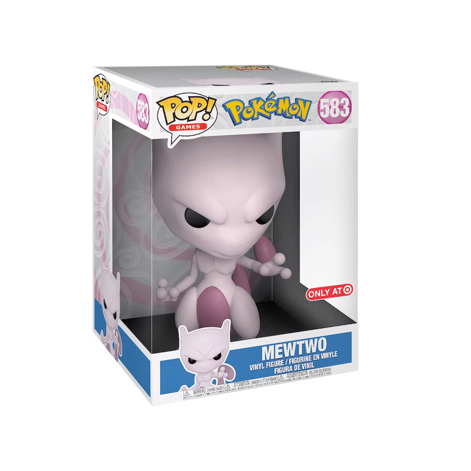 Funko Pop! Games Pokemon Mewtwo 10 inch Target Exclusive Figure #583