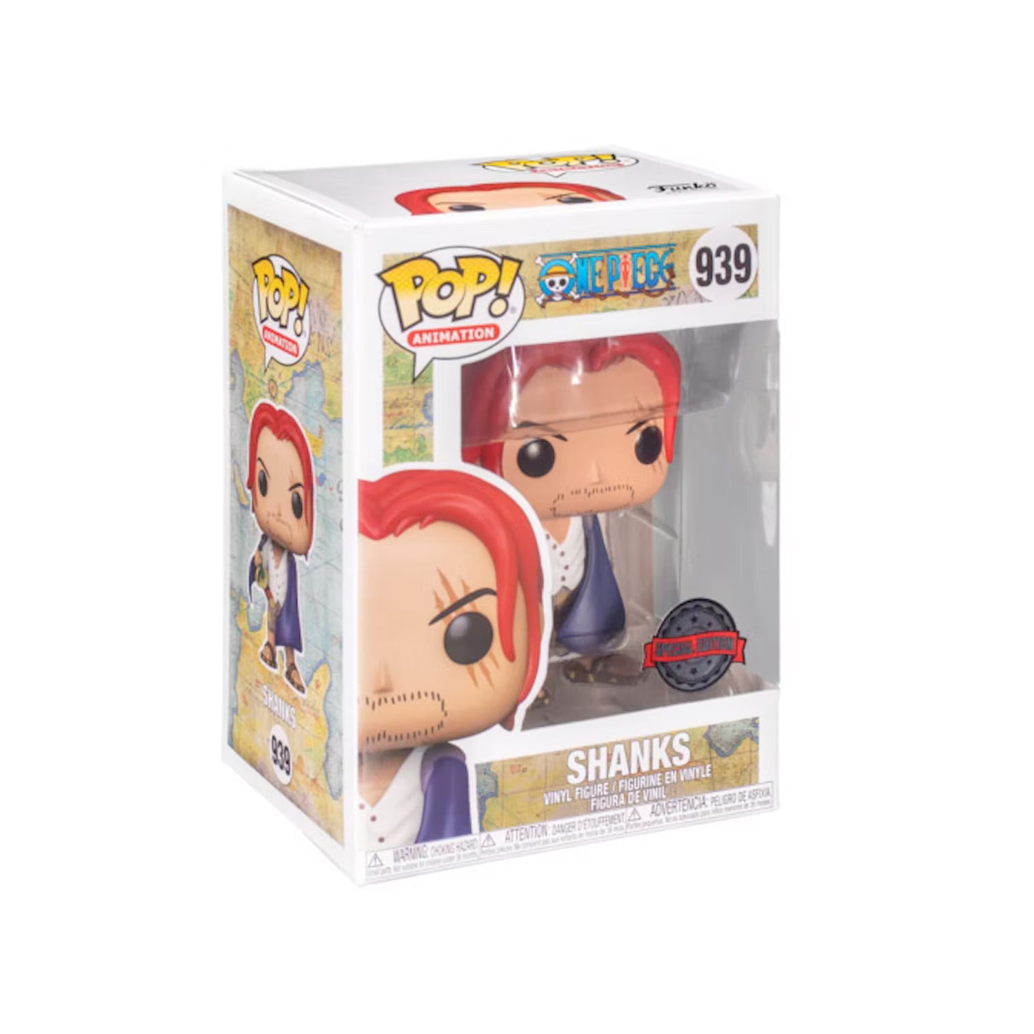 Funko Pop! Animation One Piece Shanks Speical Edition Figure #939