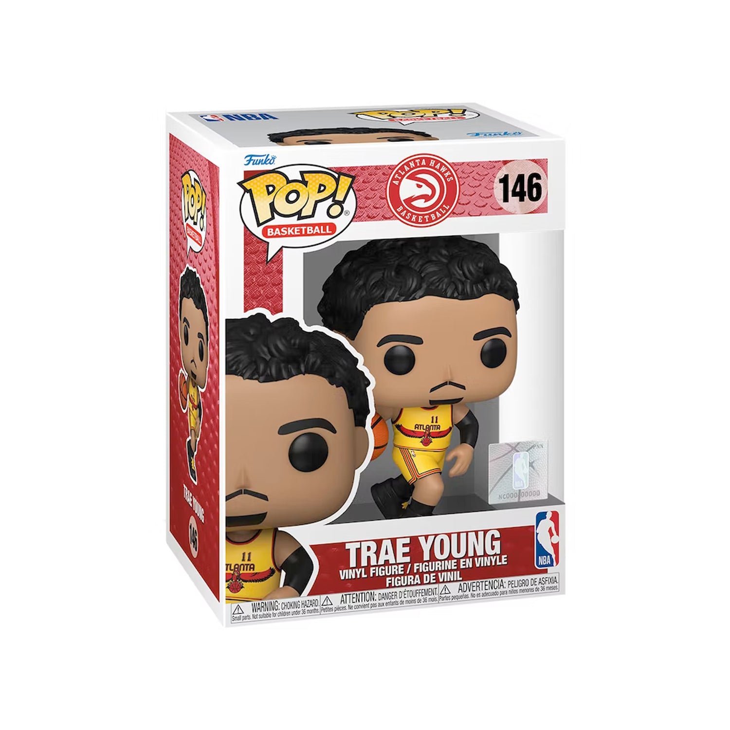 Funko Pop! Basketball NBA Atlanta Hawks Trae Young (2021-22 City Edition Jersey) Figure #146