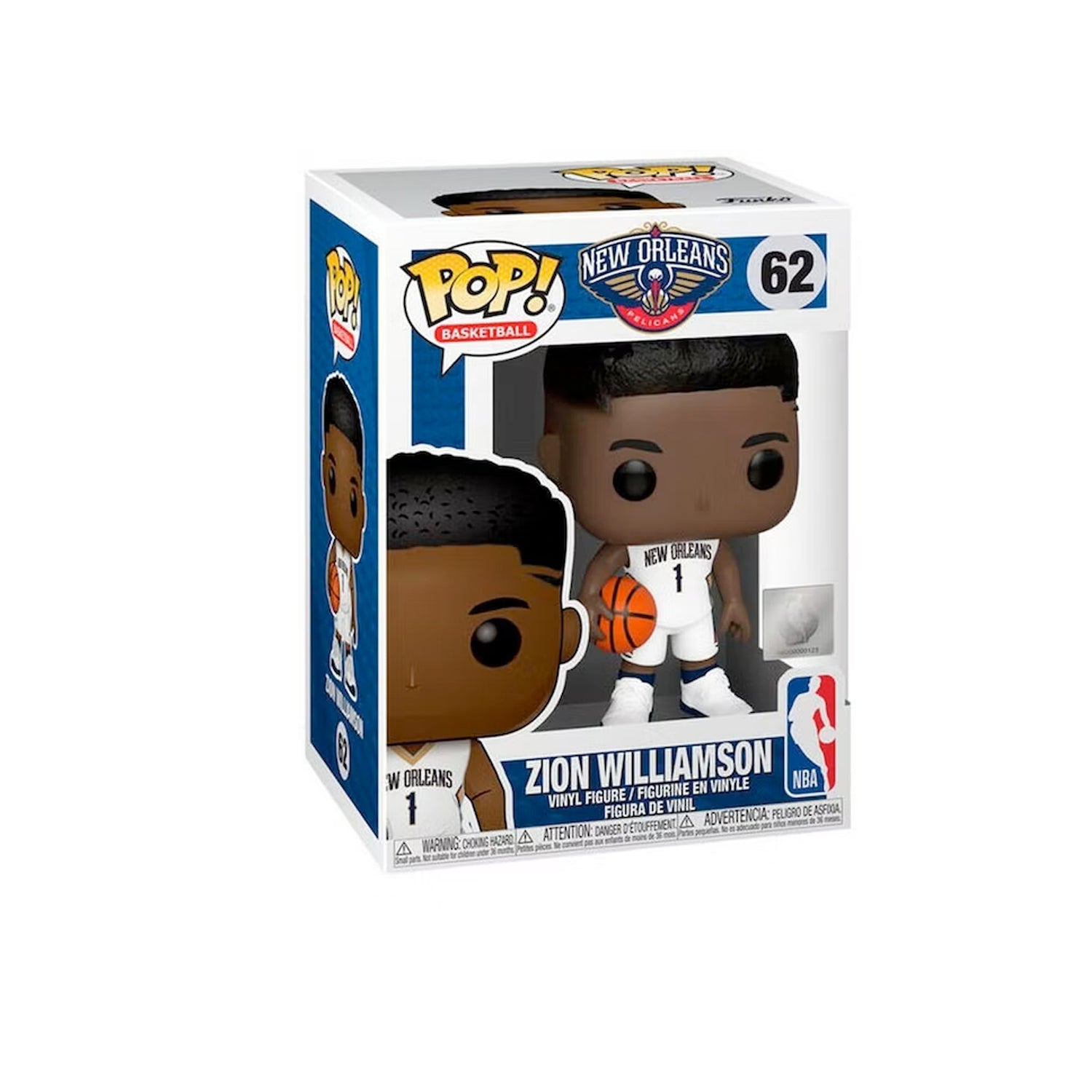 Funko Pop! Basketball NBA Zion Williamson Figure #62