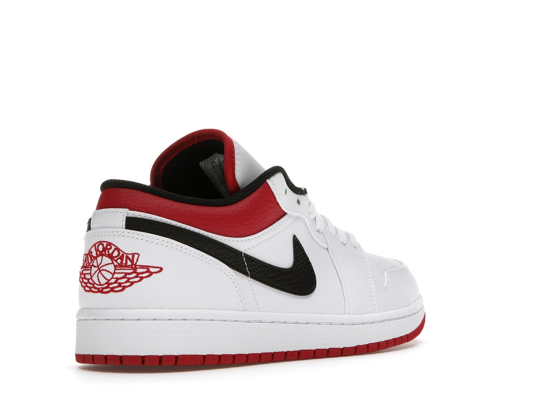 Jordan 1 Low White University Red Black