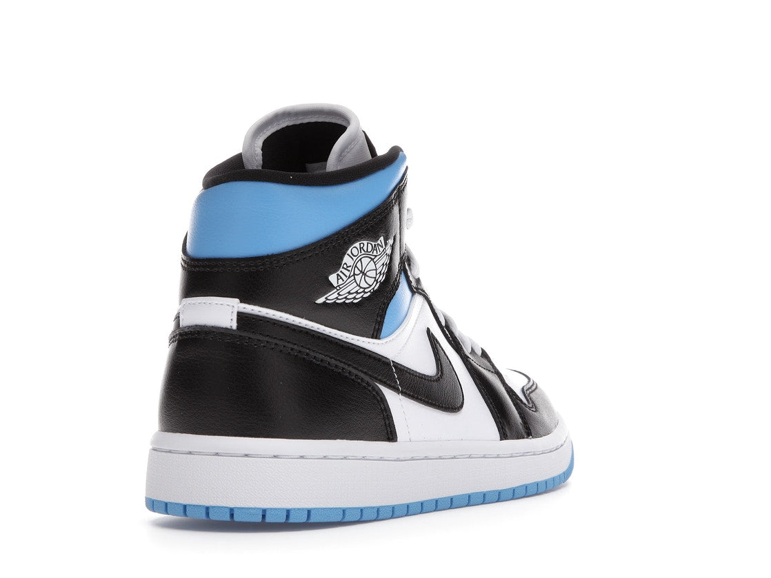 Jordan 1 Mid University Black White (W)