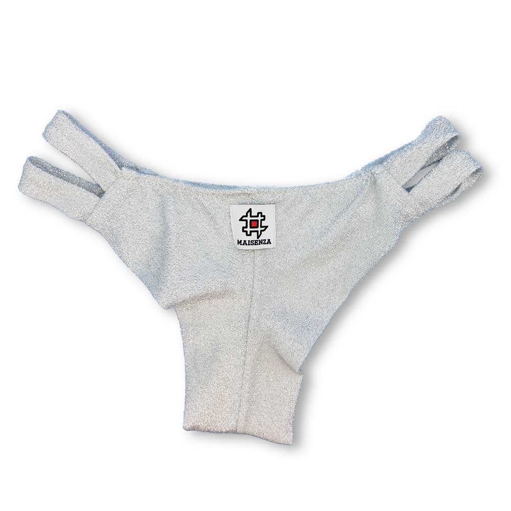 Monokini Double - Glitter White