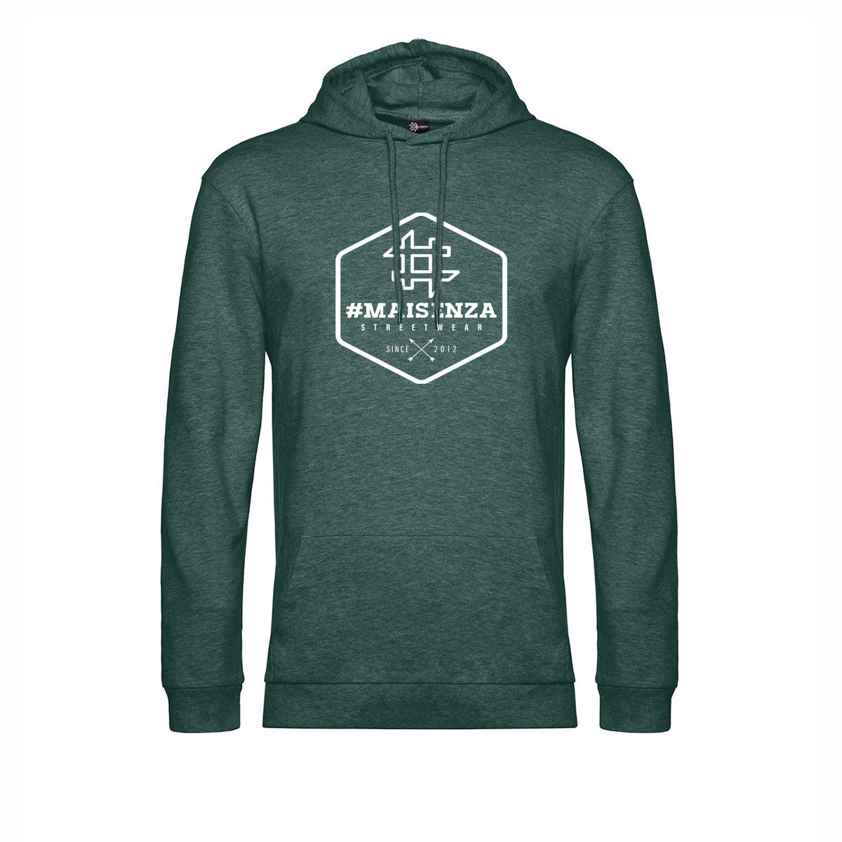 Felpa con cappuccio uomo BOX LOGO - Light Jade