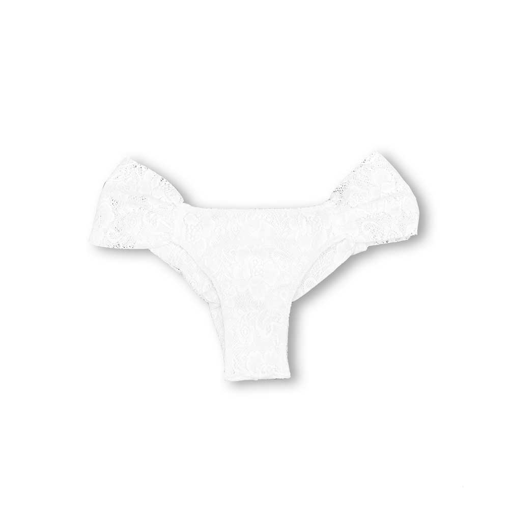 Monokini Fascia - Pizzo White