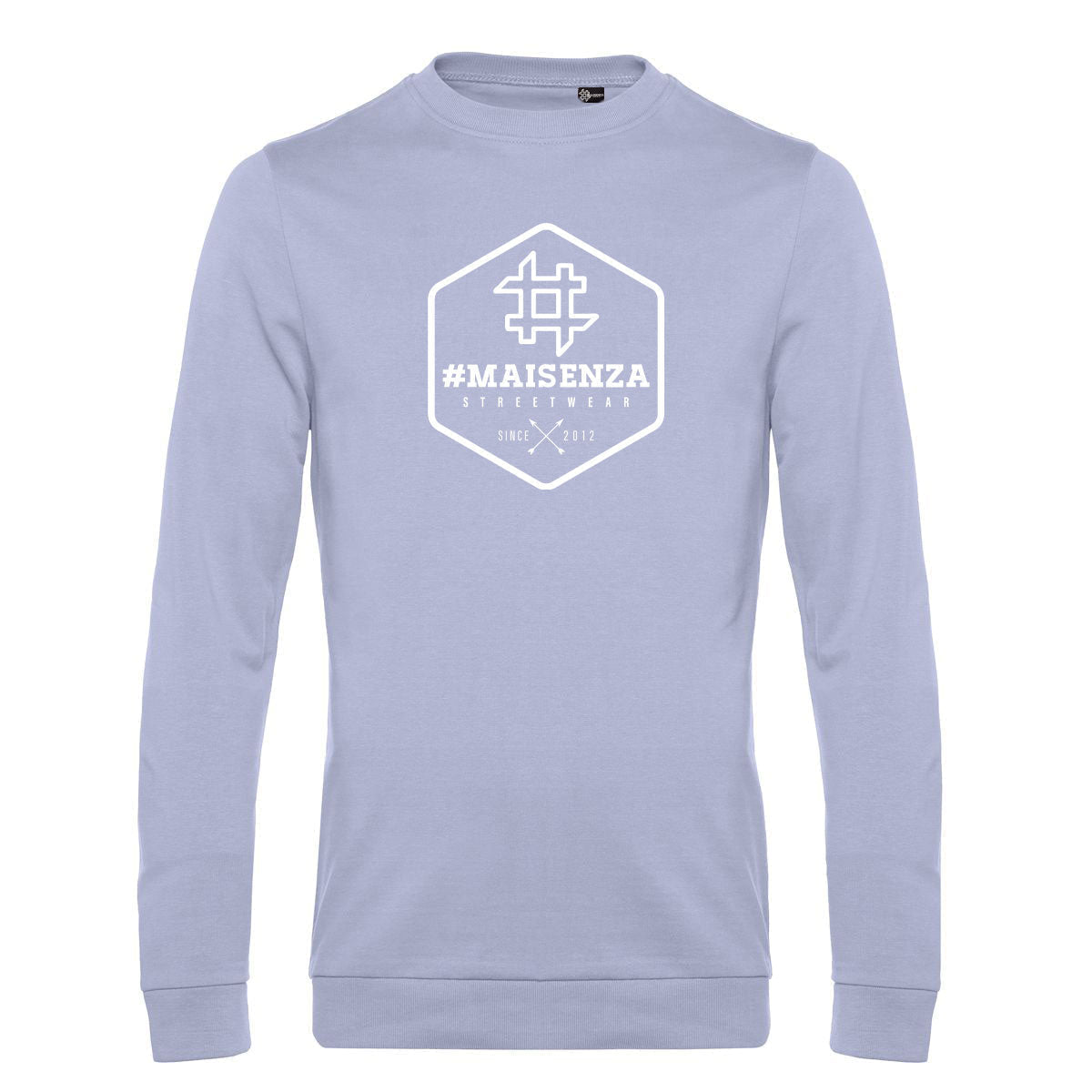 Felpa girocollo uomo BOX LOGO - Lavander