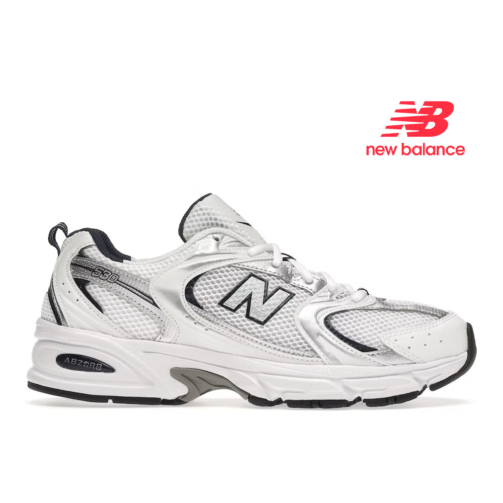 New Balance 530 White Silver Navy