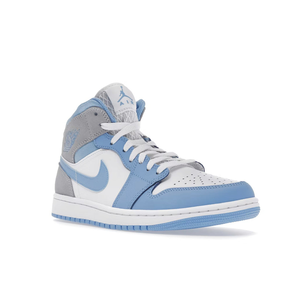 Jordan 1 Mid University Blue Grey