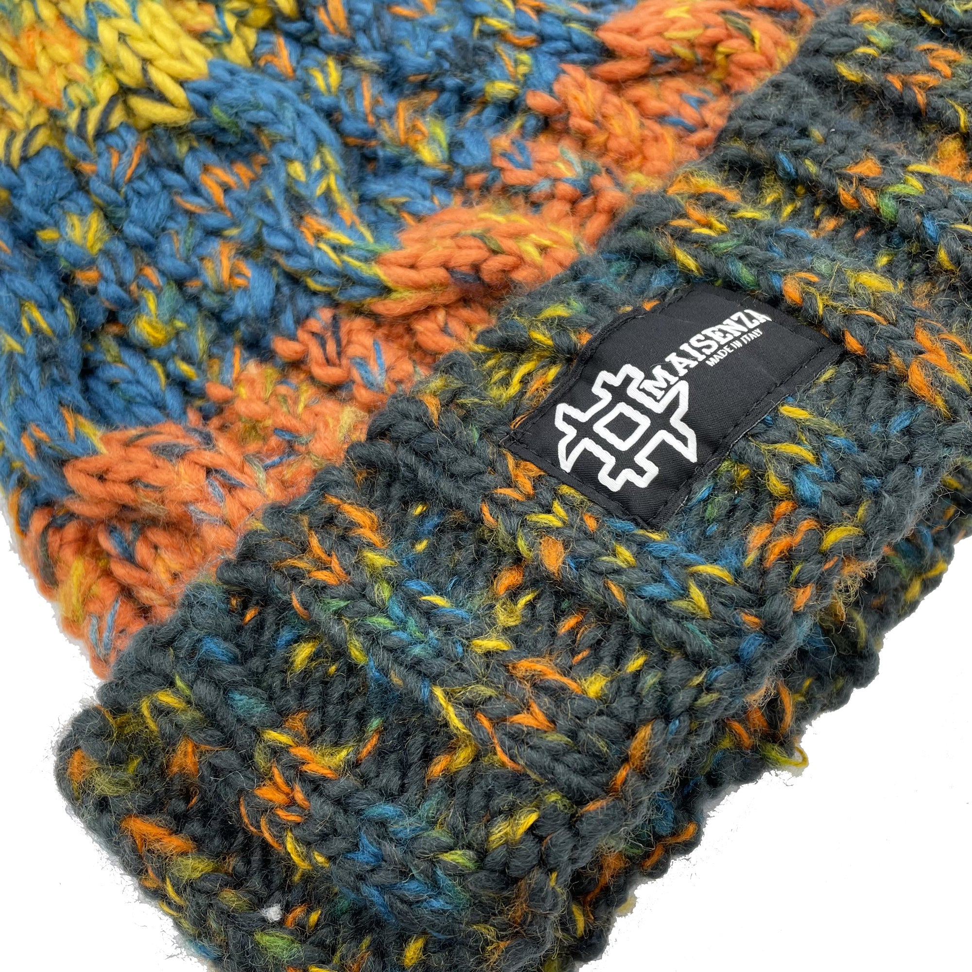 Cappello di lana POMPOM - Retro Blues