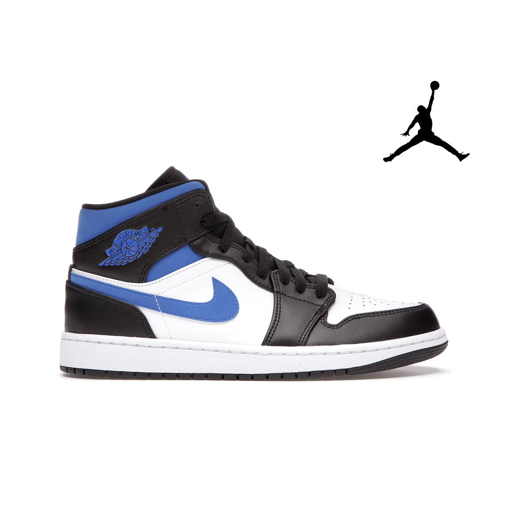 MAISENZA Jordan Mid White Black Racer Blue1