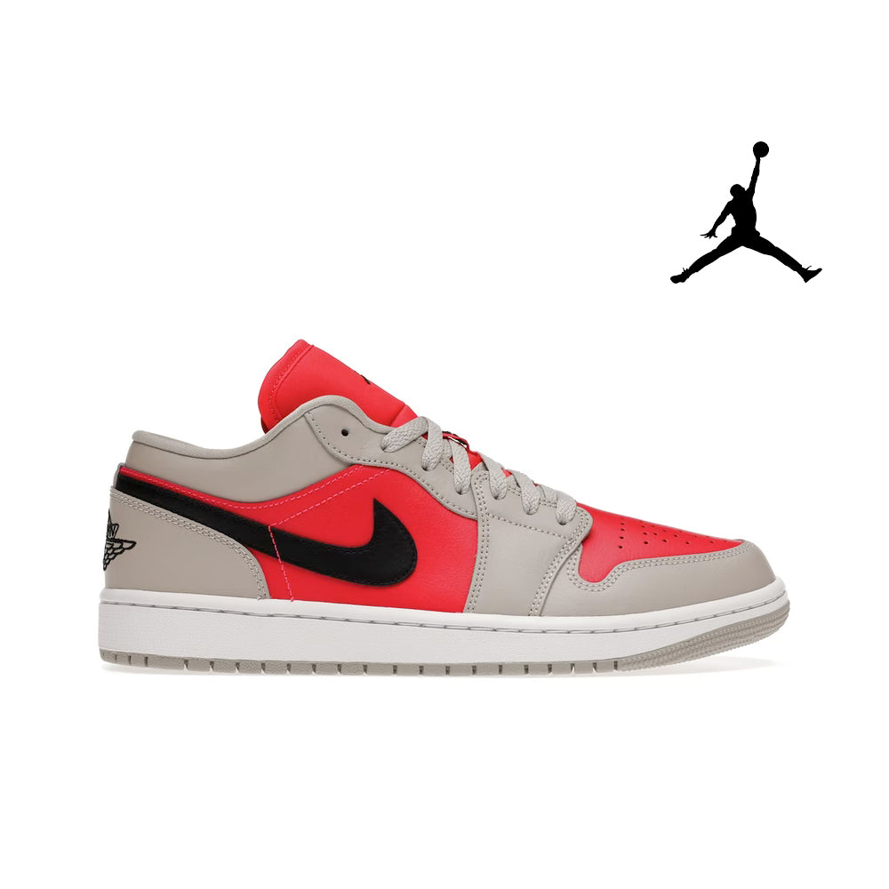 Jordan 1 Retro Low Light Iron Ore Siren Red (W)