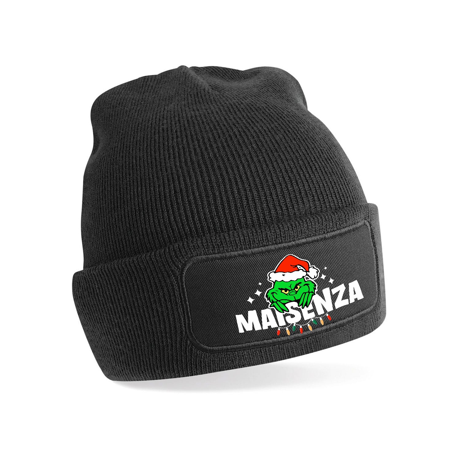Maisenza # Grinch Patch Beanie - Nero