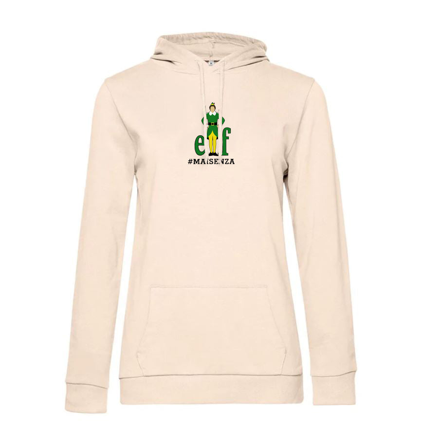 Felpa con cappuccio Donna Elf - Rosa pastello