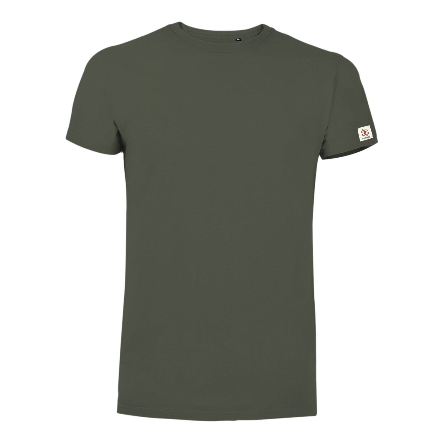 T-shirt organica Mono Verde militare