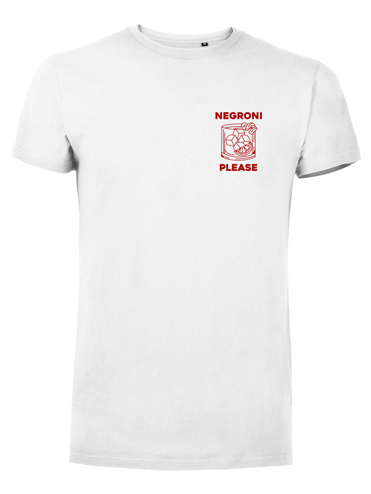 T-shirt organica Uomo - Negroni Please