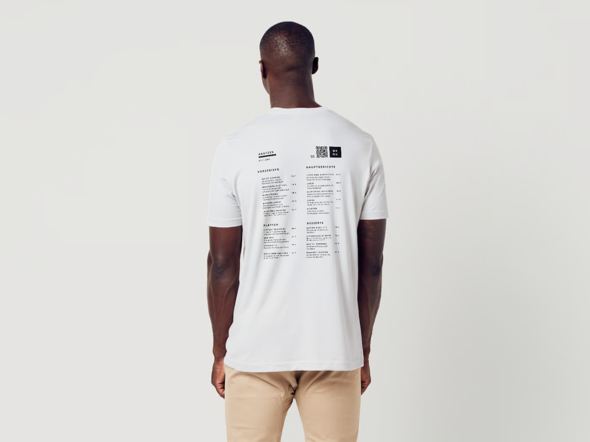 T-Shirt ricamata Box Logo - La Kratzer