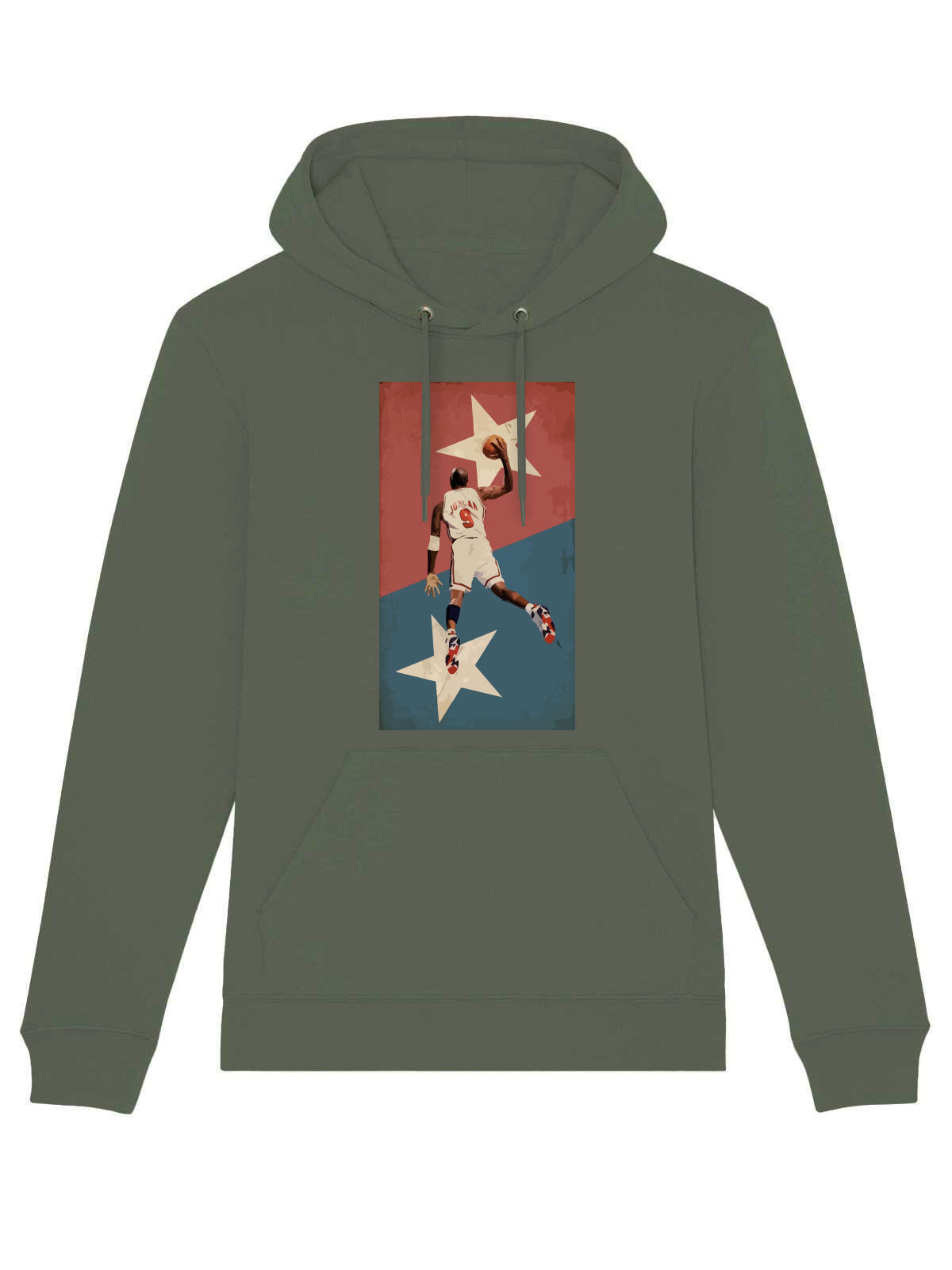 Felpa Maisenza # Sport Graphic Jordan stars - Verde scuro