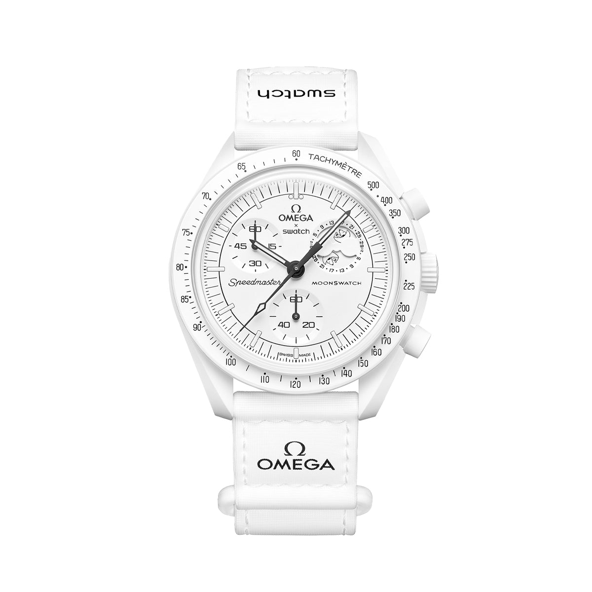 Swatch x Omega Bioceramic Moonswatch Mission To Moonphase Snoopy