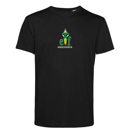 T-shirt organica Uomo Elf - Nero