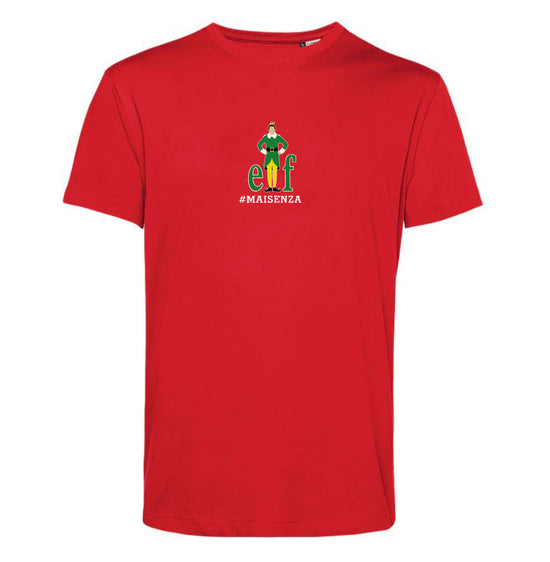 T-shirt organica Uomo Elf - Rosso