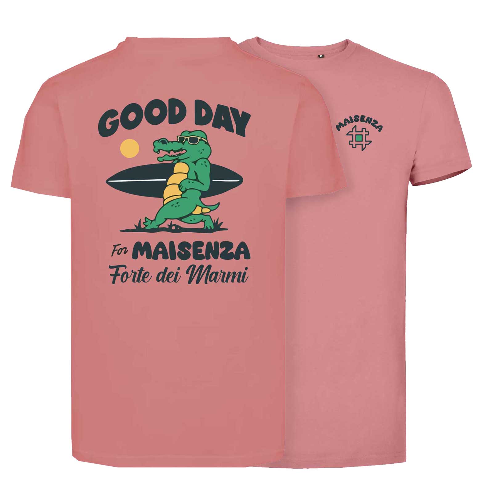 T-shirt Maisenza # Uomo Good Day - rosa
