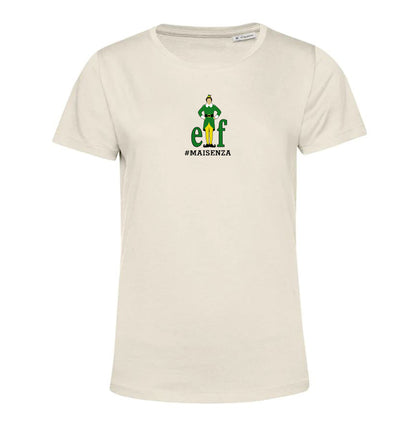 T-shirt organica Donna Elf - Off White