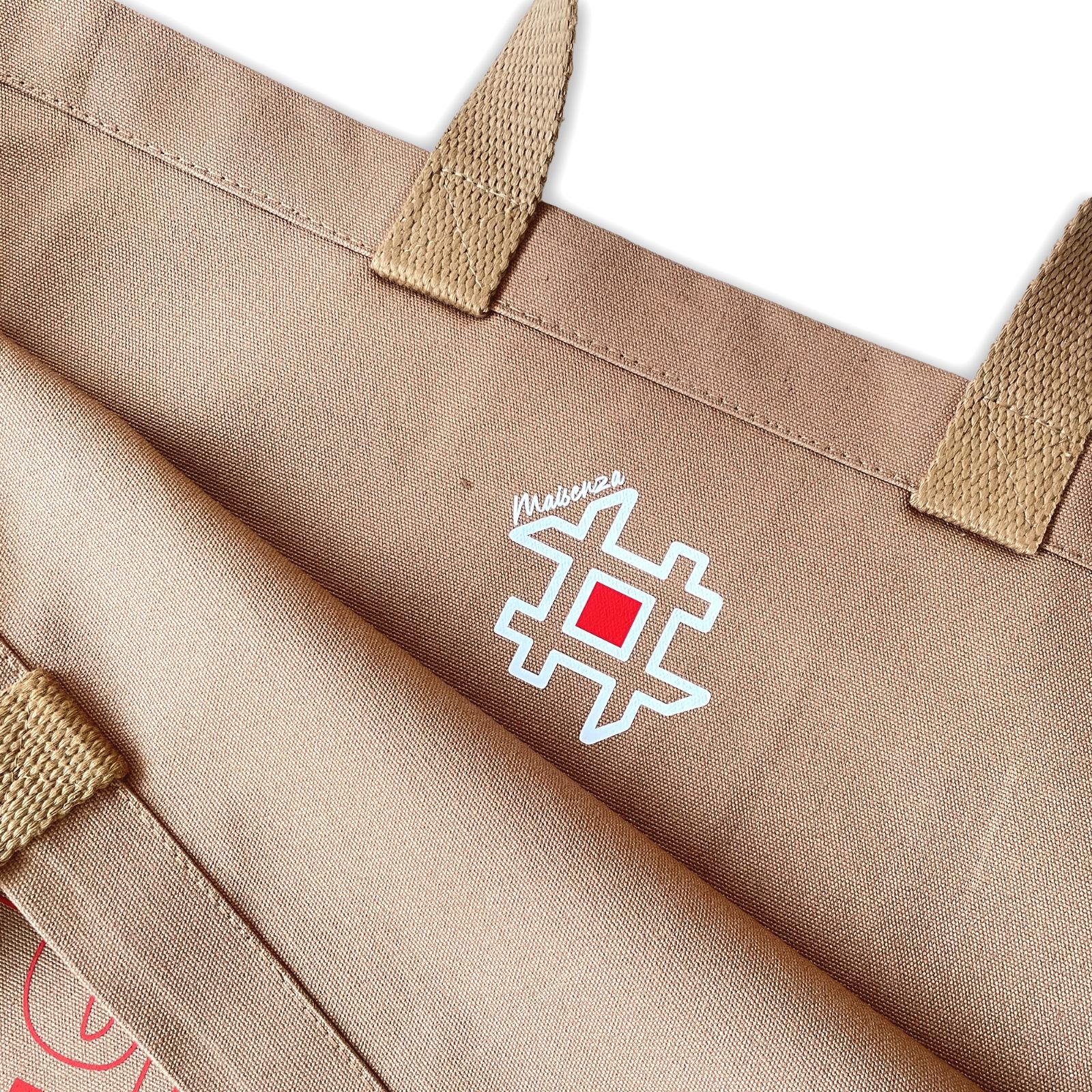 Oversize Tote Bag Forte dei Marmi - Caramel