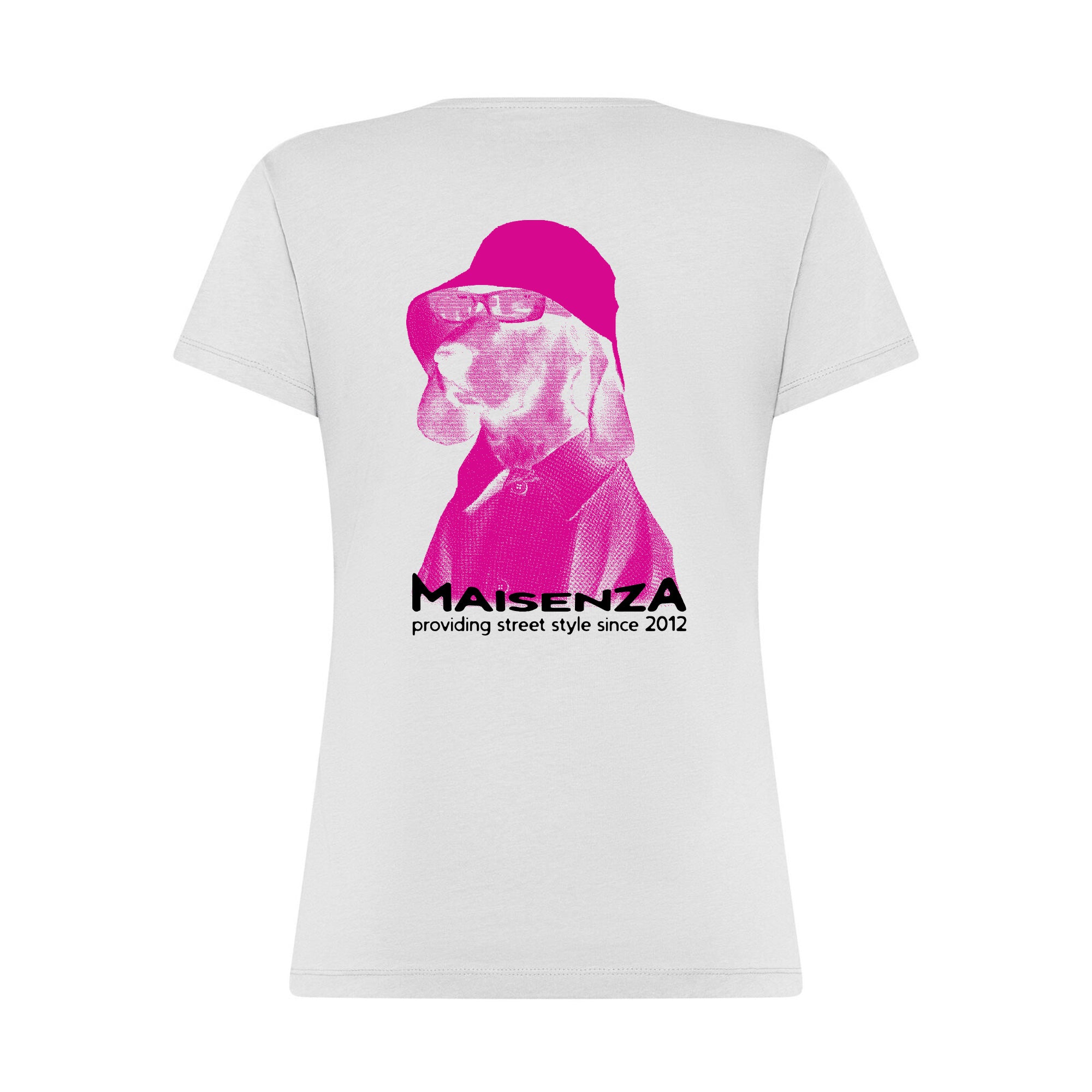T-shirt Glitch Donna - Cane con bucket