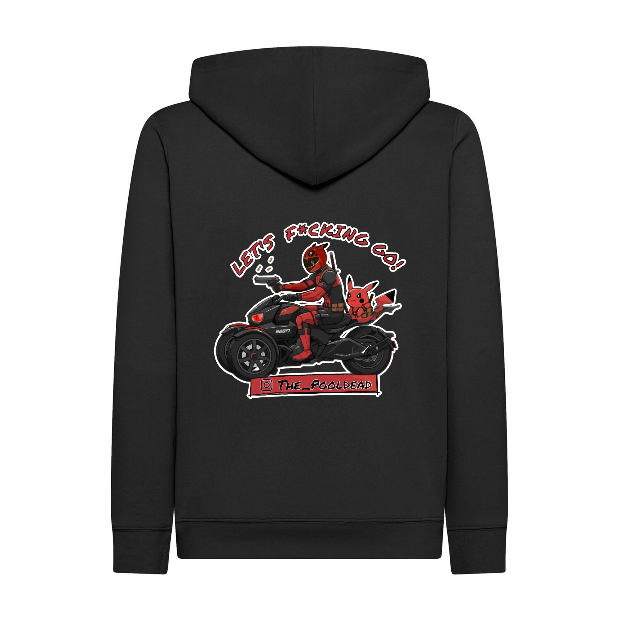 Felpa Zip con Cappuccio The Pooldead - Modello 1