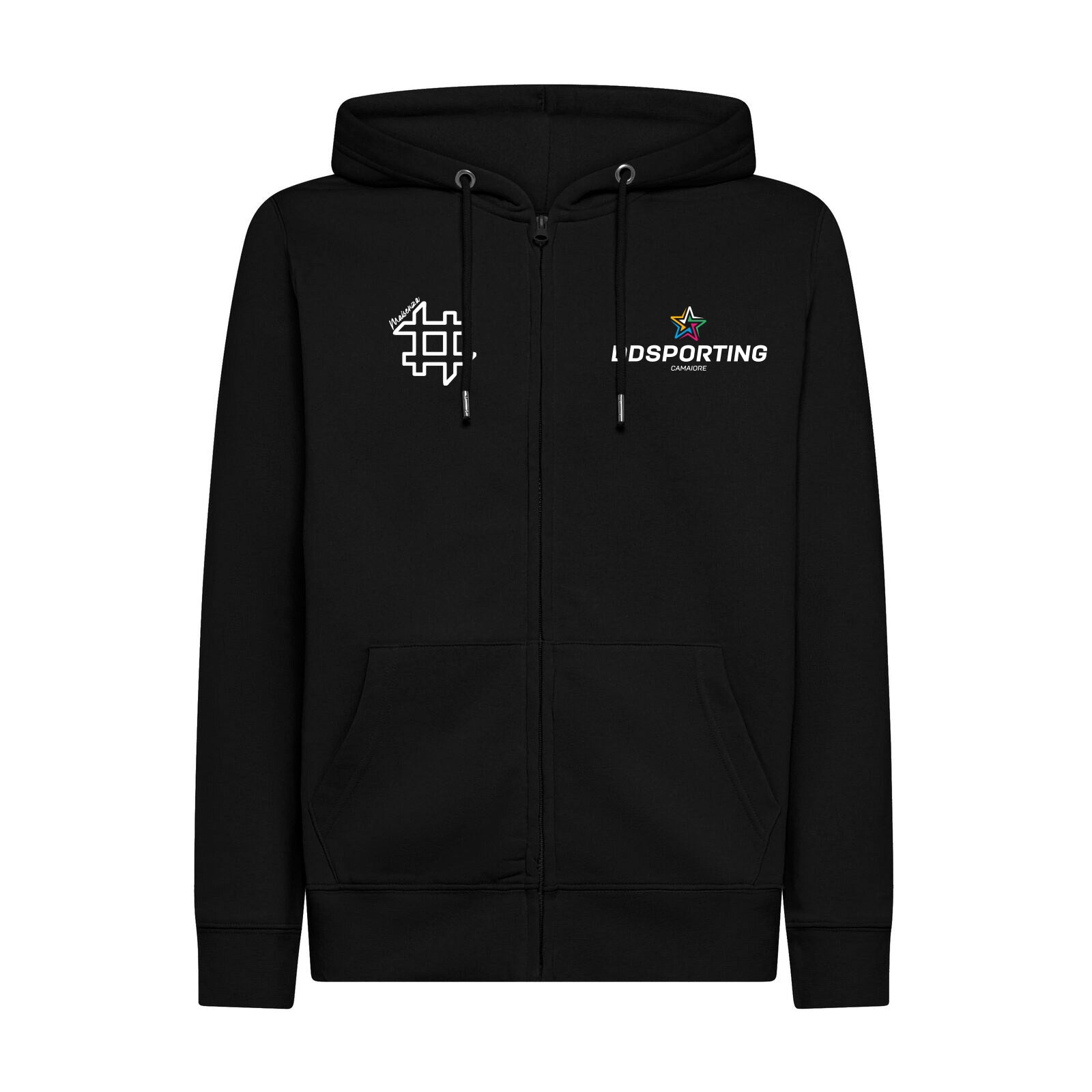 DDS Felpa Zip con Cappuccio leggera