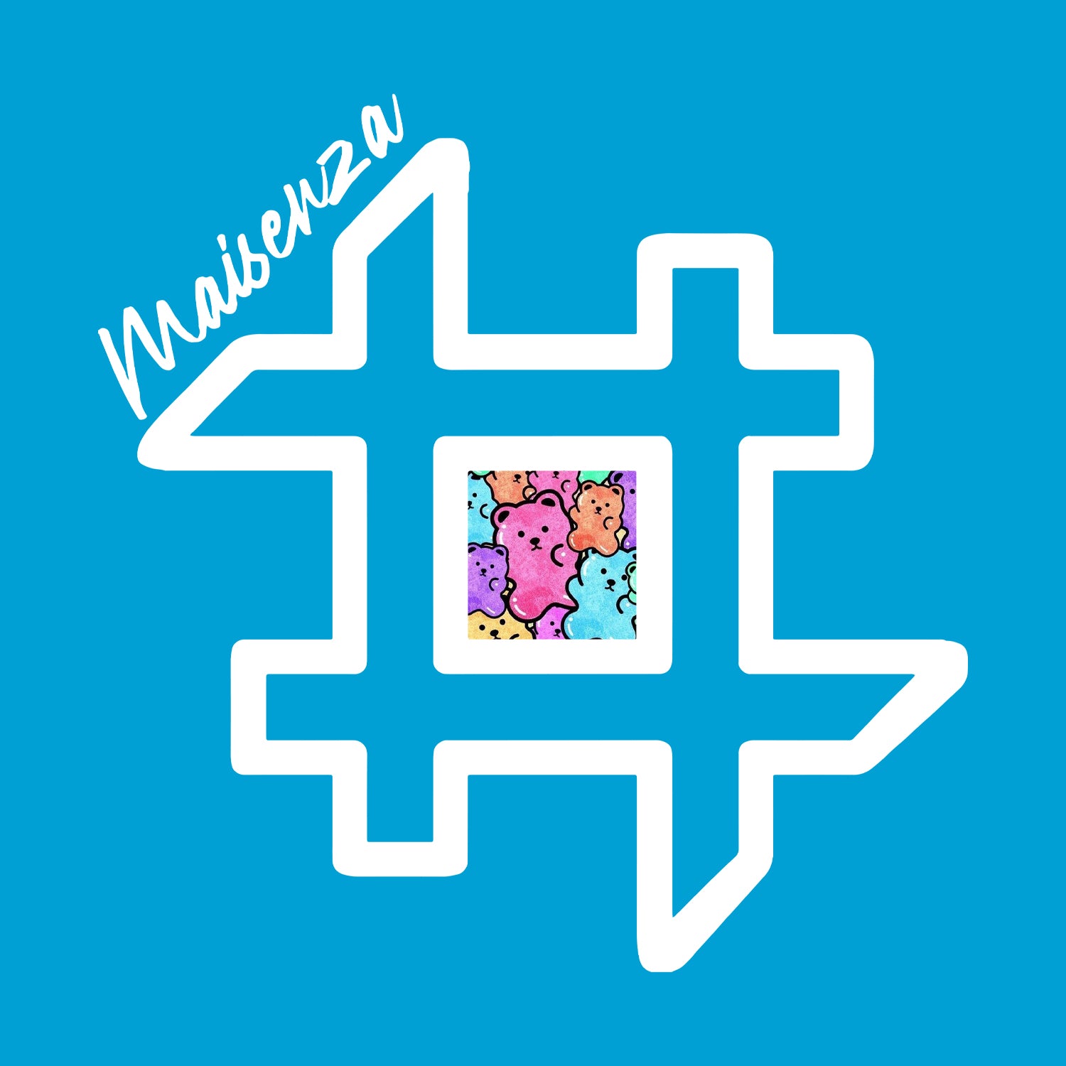 Felpa con cappuccio GUM GUM Hoodie Donna - Azzurro