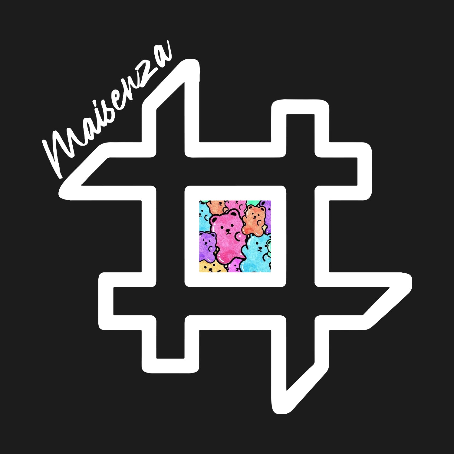 Felpa con cappuccio GUM GUM Hoodie Donna - Nero