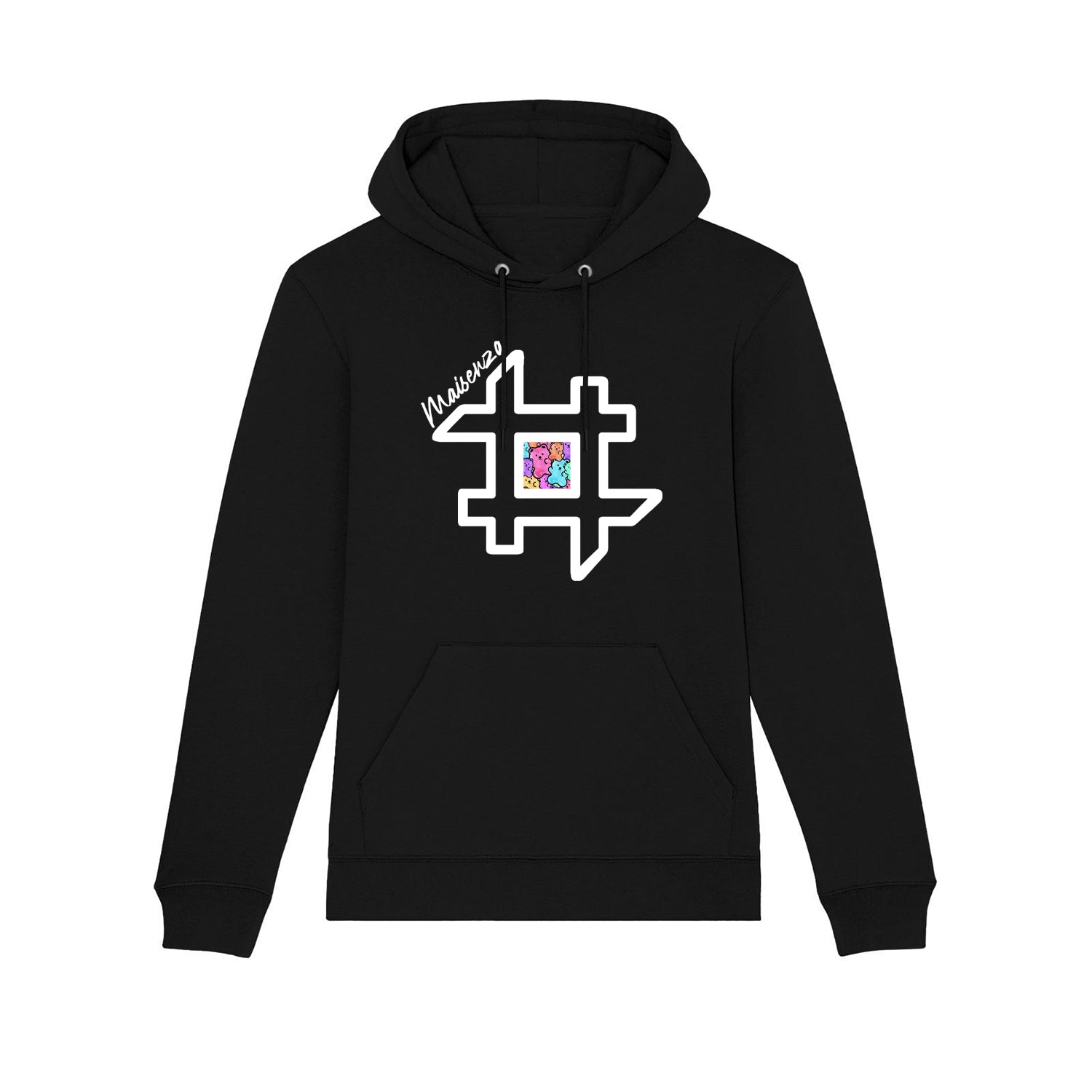 Felpa con cappuccio GUM GUM Hoodie Donna - Nero