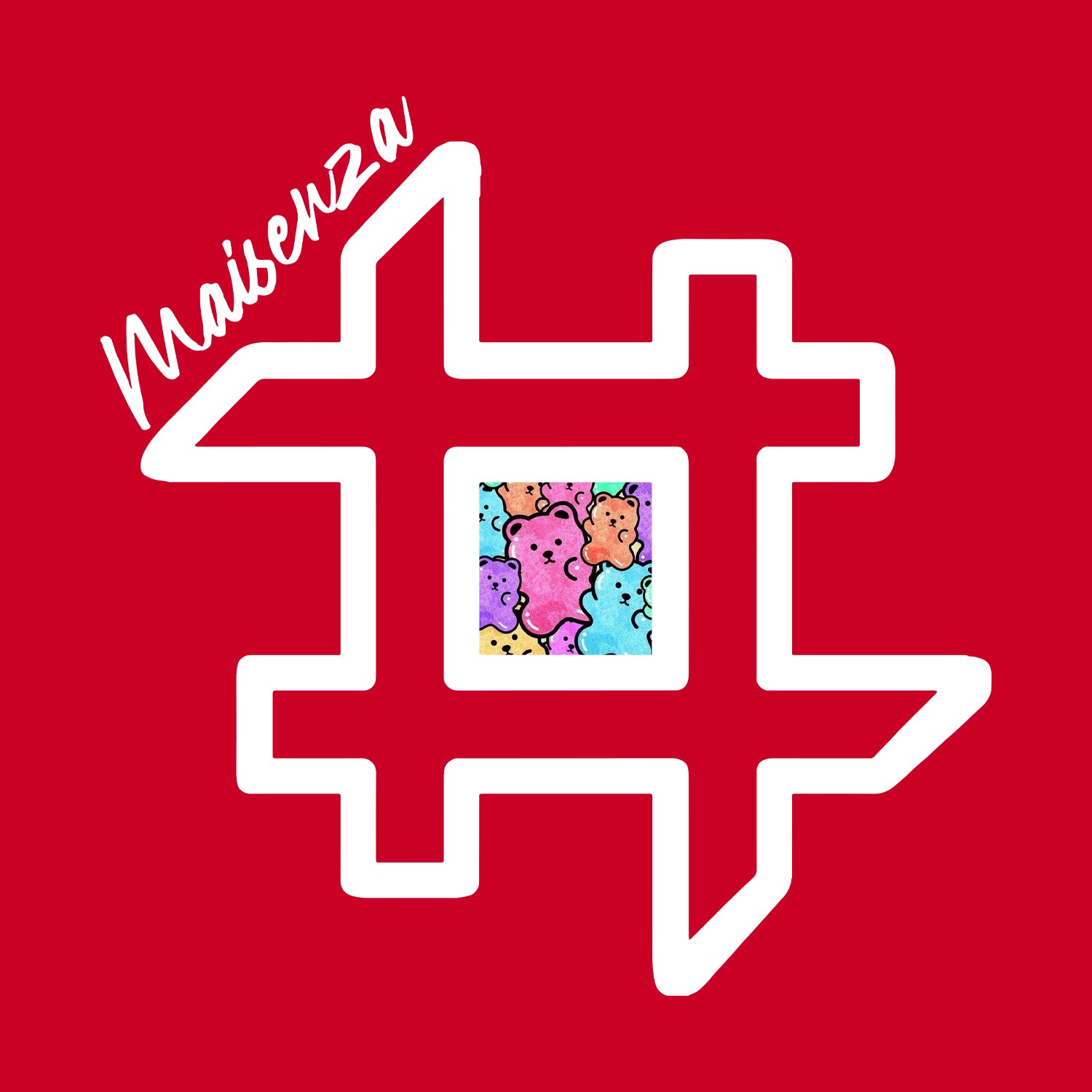 Felpa con cappuccio GUM GUM Hoodie Donna - Rosso