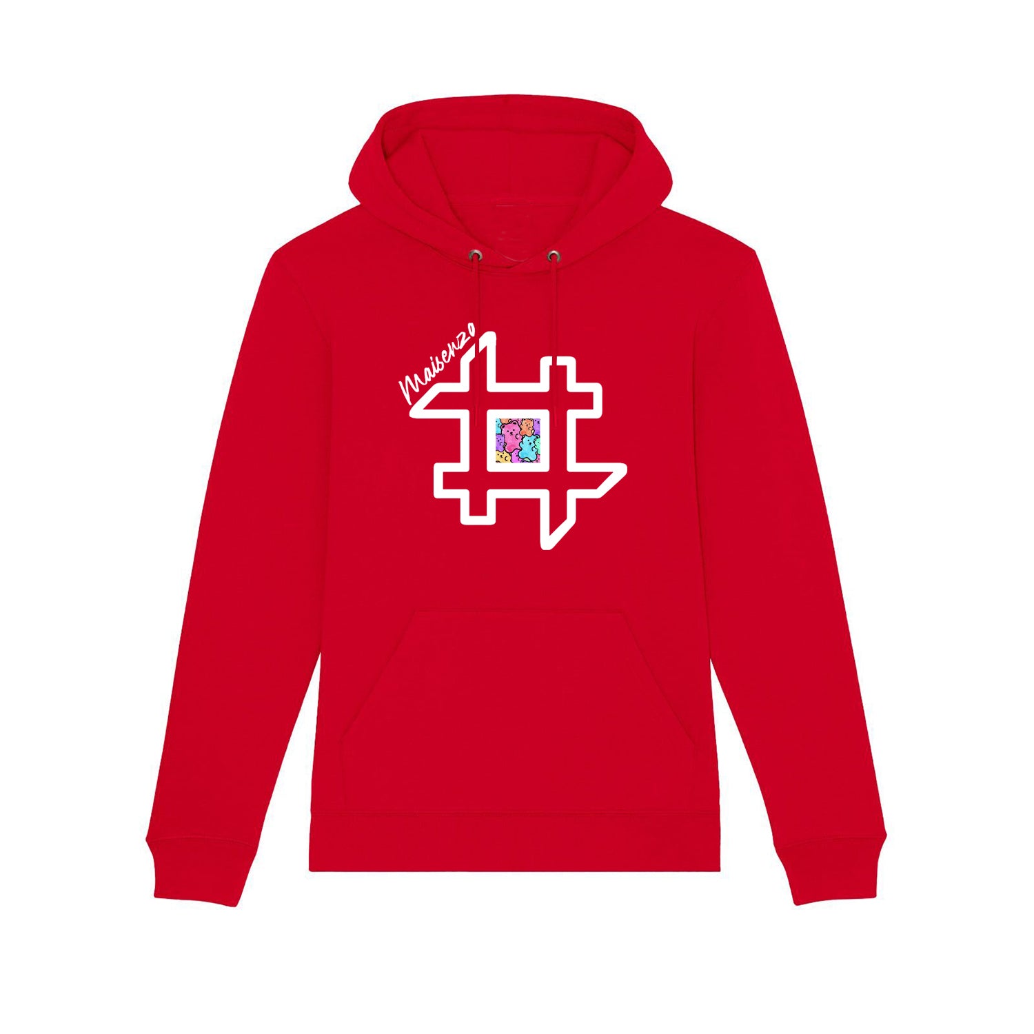 Felpa con cappuccio GUM GUM Hoodie Donna - Rosso