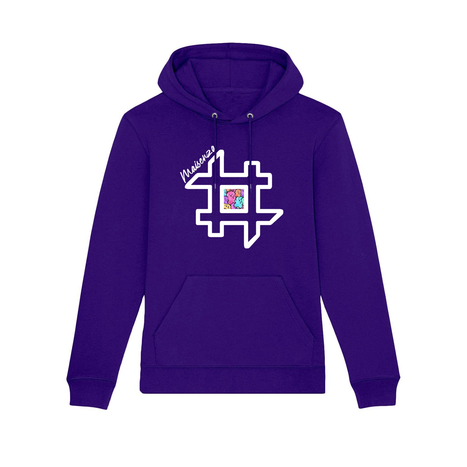 Felpa con cappuccio GUM GUM Hoodie Donna - Viola