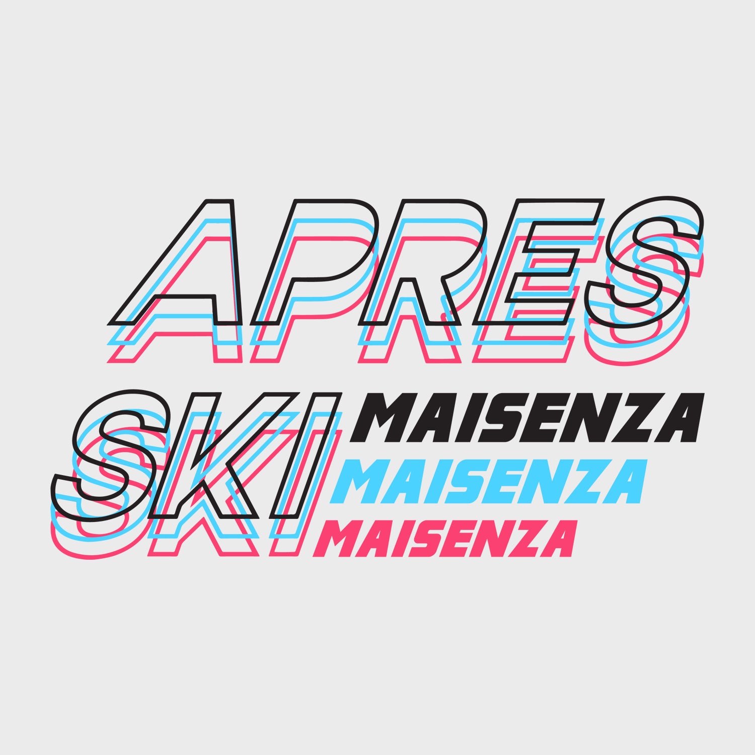 T-shirt Maisenza # Apres-Ski Tee - Bianco