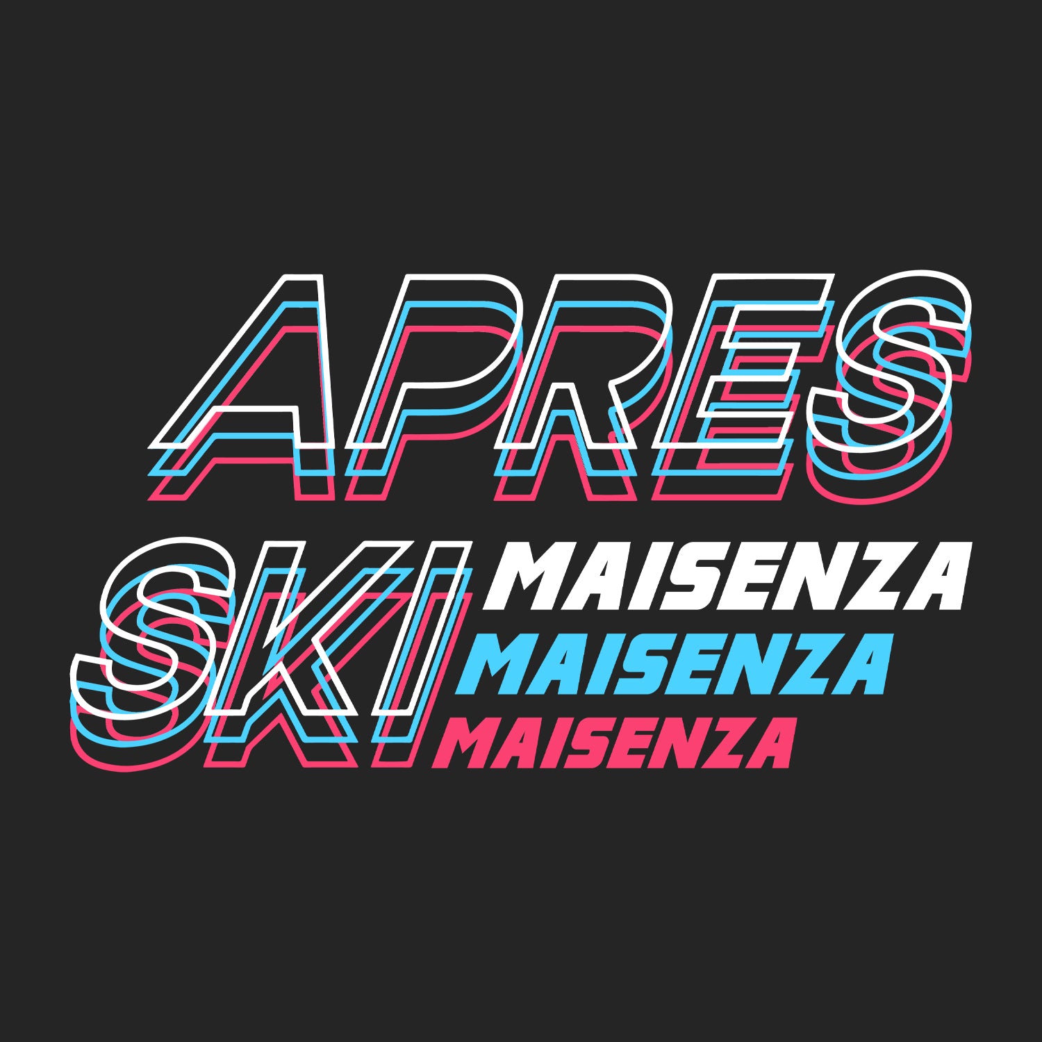 T-shirt Maisenza # Apres-Ski Tee - Nero