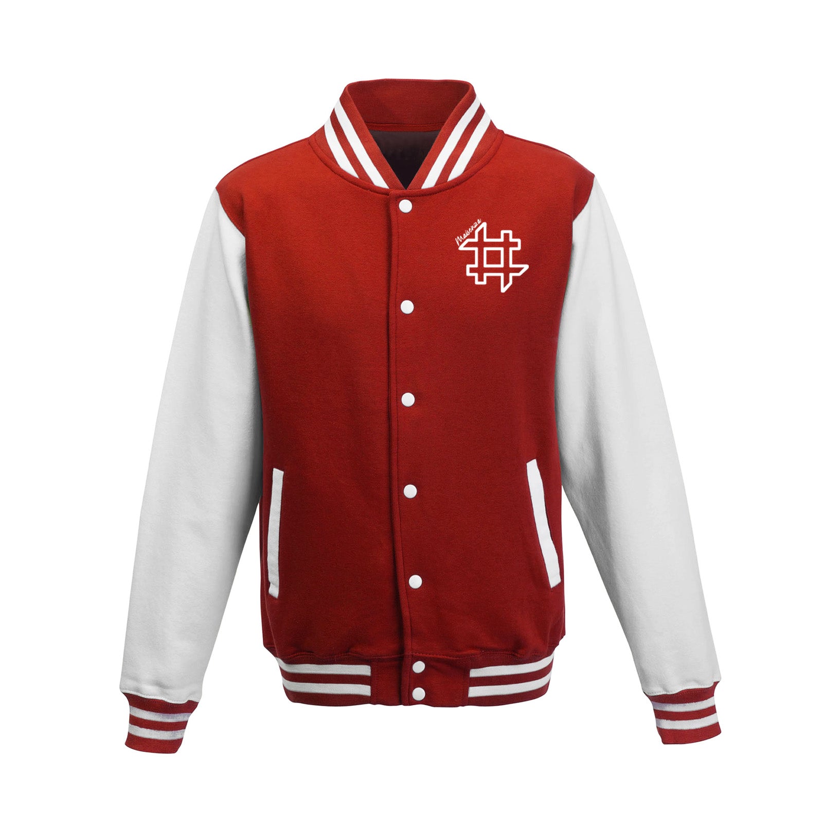 Baseball Jacket FDM - Rosso