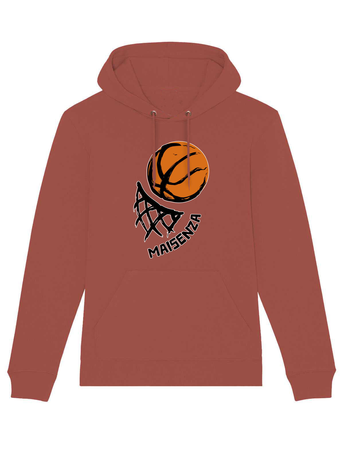 Felpa Maisenza # Sport Graphic Basket - Rust
