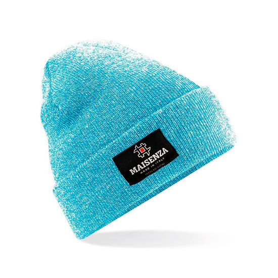 Cappello di lana FDM - Azzurro surf melange