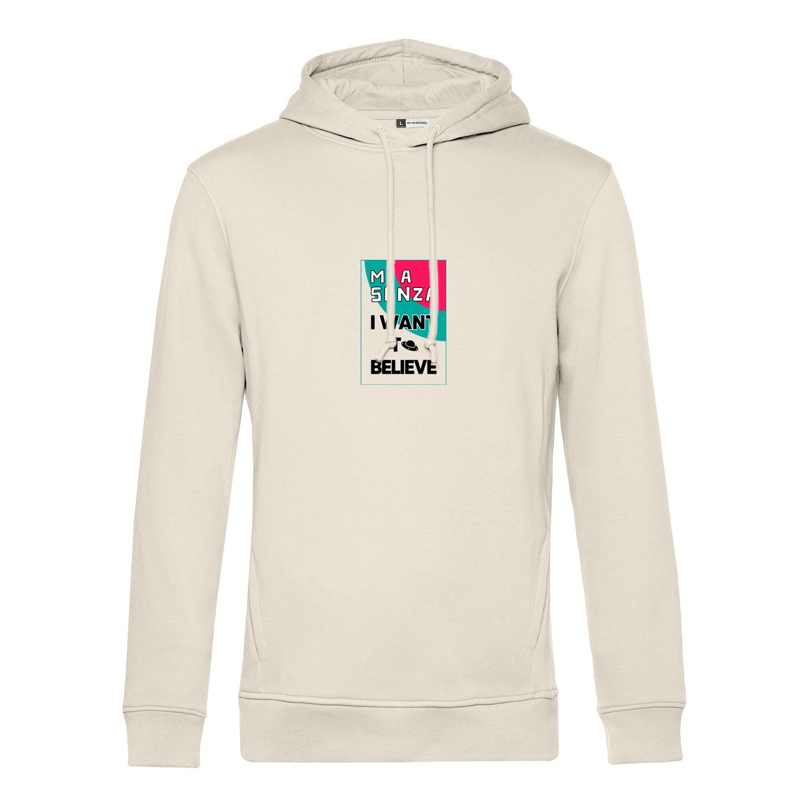 Felpa con cappuccio Off White I WANT TO BELIEVE - Godzilla